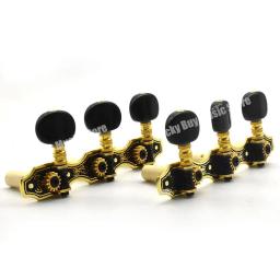 Cordas de guitarra clássica, afinação Pegs, chaves, peças musicais, cromo, placa de ouro, 3R, 3L, 1pc - Image 4