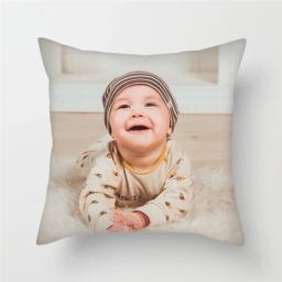 Capa de almofada personalizada foto personalizado lance travesseiro caso casa decorativa linho logotipo texto impressão fronha sofá almofada 45*45cm - Image 4