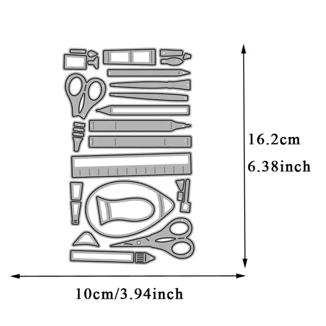 Deusa da Sorte: Ferramentas de Corte em Metal para Scrapbooking e Cartões Artesanais Decorativos