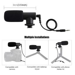 Microfone Direcional Condensador Para Câmeras DSLR - Image 3