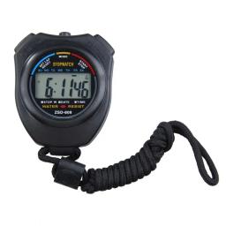 Novo clássico à prova dwaterproof água digital profissional handheld lcd esportes cronômetro temporizador parar relógio com corda para esportes - Image 2