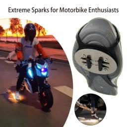 X6hf capa sapato antiderrapante metal silicone, protetores sapato, melhoradores aderência para motociclismo - Image 5