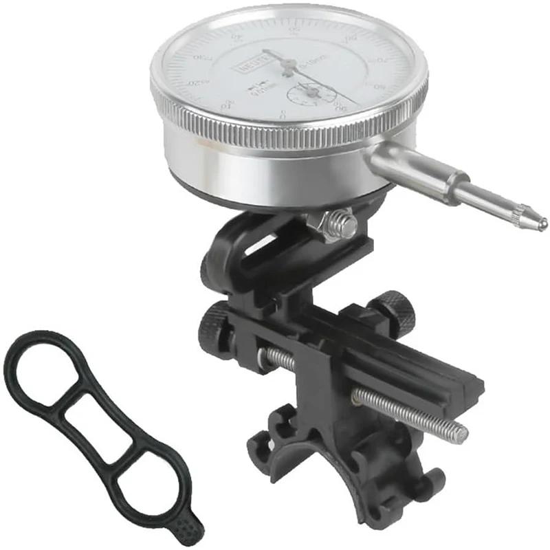 Indicador de discagem de instalação portátil de bicicleta, mini ferramenta de ajuste de roda, conjunto de roda aplicável de ajuste triplo, ferramentas de jantes de bicicleta mtb - Image 1