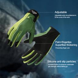Luvas de mergulho, luvas de mergulho, mergulho remando, surf, caiaque, canoagem, pesca submarina, wetsuit esporte aquático, S, M, L, XL, 1 par - Image 5