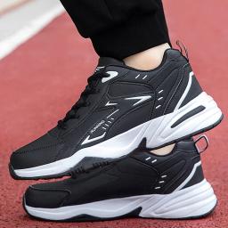 Homens plus size tênis de alta qualidade pulseira de couro ao ar livre sapatos casuais novo luxuoso anti deslizamento resistente ao desgaste tênis masculino - Image 6