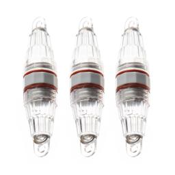 1 pc led luz de pesca subaquática, luz de isca de peixe piscante dupla face, acessório de equipamento de pesca leve e portátil - Image 1