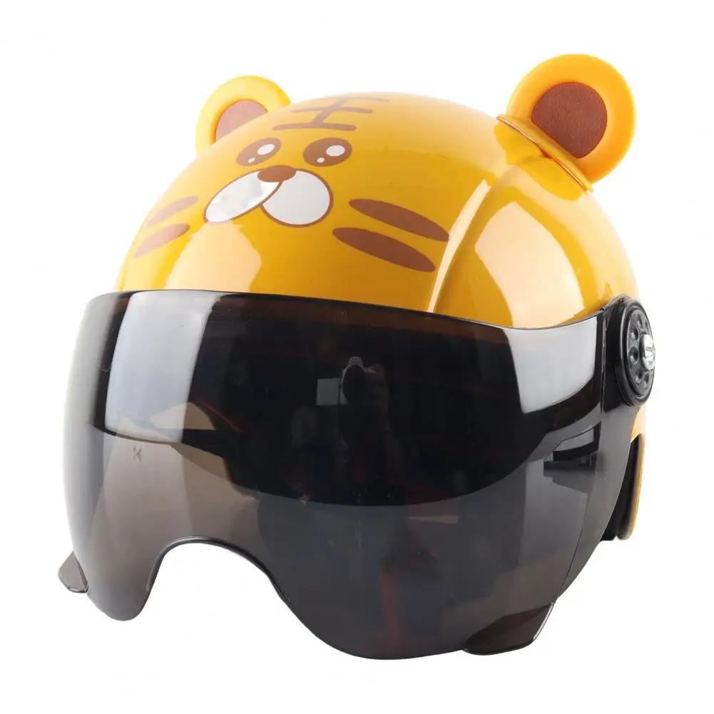Capacete de absorção de choque para crianças, Capacete conveniente do ciclismo, Capacete respirável dos desenhos animados do bebê, Aparência adorável - Image 1
