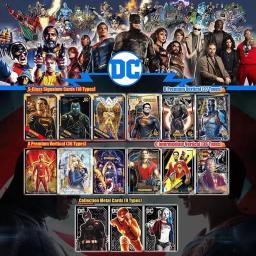 DC Justice League Marvel Cards, Superhero Battle Collection Card, Star Diamond Card, Batman, Superman, Flash, Mulher Maravilha, Toy Gift - Image 2