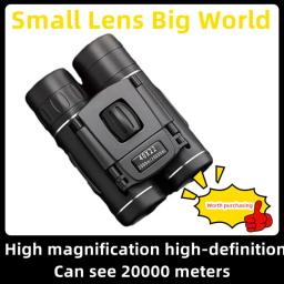 Mini Binóculos Dobráveis de Longo Alcance, Telescópio Poderoso, Óptica para Caça, Esportes, Ao Ar Livre, Camping, Viagem, 2000m, 40x22 - Image 1