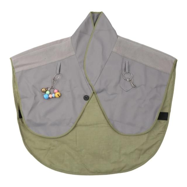 Xale Protetor de Ombro com Design de Papagaio Anti-Riscos para Periquitos e Pombinhos