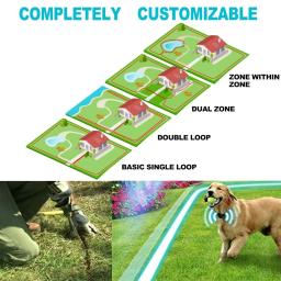 TP16 cerca elétrica impermeável recarregável para Pet Dog, Wired Fence Containment, Pet Training Collar, Anti Run Away, Nível 6 - Image 5