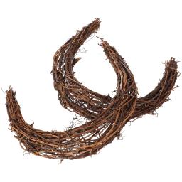 Rattan Garland Vine Branch, Wreath Artesanato, DIY Flor Material, Lua Ferro Fazendo Anéis, 2 Pcs - Image 2