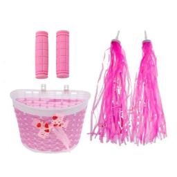 Cesta de bicicleta com apertos de guiador e borlas streamers meninos meninas mountain road bicicleta equipamentos ciclismo acessório - Image 1