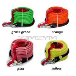 Linha multicolorido do guincho de 10mm * 30m, corda de reboque, corda sintética da fibra do polímero, corda do plasma para a tração fora de estrada do veículo - Image 5