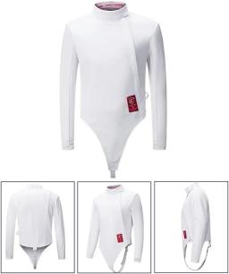 Terno uniforme de esgrima para homens, calças de treino masculinas clássicas, conjunto de colete e colete, sabre de Epee, 350NW, 2024 - Image 6
