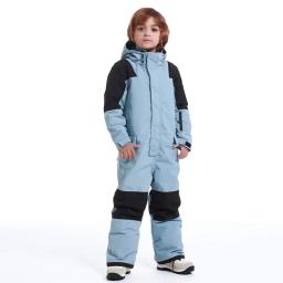 GSOU SNOW -30 ℃   Crianças terno de esqui 2023 inverno jaqueta de snowboard meninos e meninas ao ar livre ternos de neve quente à prova dwaterproof água crianças jaqueta de esqui - Image 5