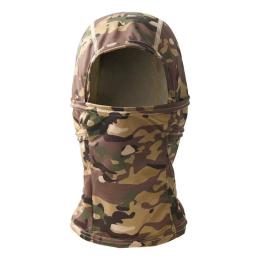 Balaclava camuflada para homens, máscara facial completa, esqui e ciclismo, cobertura de cabeça e pescoço para caça, boné de capacete, cachecol multicam - Image 2