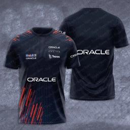 Camiseta holandesa masculina de corrida com logotipo extragrande, alta qualidade, campeão mundial de Verstappen, manga curta, 1 piloto, fãs, 2022 - Image 1