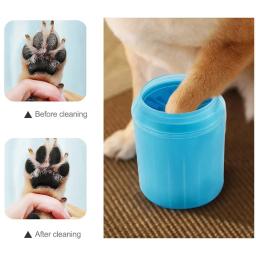 Dog Paw Washer Cup, Dog Paw Cleaner, Atuador leve da pata do gato do cão, Escova macia portátil, Lavadora do pé do animal de estimação - Image 3