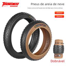 Tanke anti punctura neve praia bicicleta pneu ao ar livre ciclismo mtb bicicleta anti-deslizamento pneu gordo 20x4.0 26x4.0 pneu resistente a punctura - Image 1