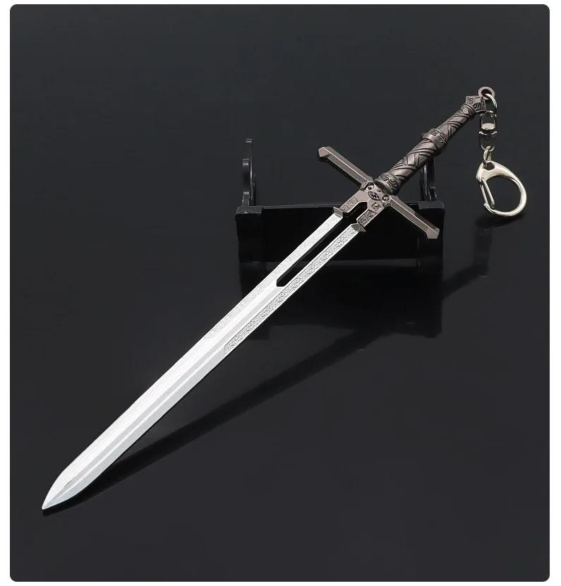 Permanente queima lâmina liga arma, todo o metal brinquedo, handwork adereços, adereços, modelo, 8,67" - Image 1