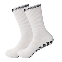 Meias de futebol antiderrapante para homens, meias esportivas rugby, meias ciclismo, novo, 1 par - Image 1