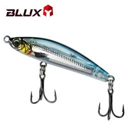 Blux exile 50 afundando lápis de gravidade vara pesada isca de pesca 50mm 8g água salgada lipless minnow wobbler isca de plástico duro - Image 1