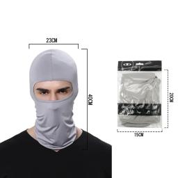 Balaclava máscara facial completa capuz ao ar livre motocicleta bandana ciclismo caça chapéu proteção uv multi aplicações acessórios - Image 3