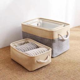 Cesta De Armazenamento De Brinquedo De Estimação Personalizada Caixa De Armazenamento De Brinquedos De Gato E Cão Acessórios De Organizador De Casa Dobrável Cesta De Armazenamento - Image 4
