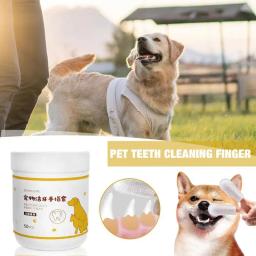 Toalhetes macios para animais de estimação, escova de dentes do cão, suprimentos de limpeza, cuidados seguros e eficazes, acessórios para animais, 50PCs - Image 5
