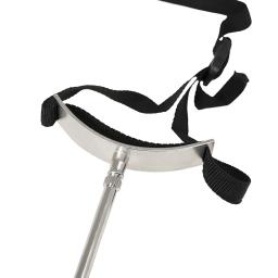 Portátil Tenor Horn Sheet Music Stand, Euphonium Silver Metal, Marching Music Stand, Acessórios para instrumentos de sopro, Peças - Image 6