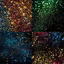 KLJUYP-Noite Brilhante Scrapbook Paper, Scrapbooking modelado, Artesanato DIY, Fundo, 24 Folhas, 6 "x 6" - Image 3