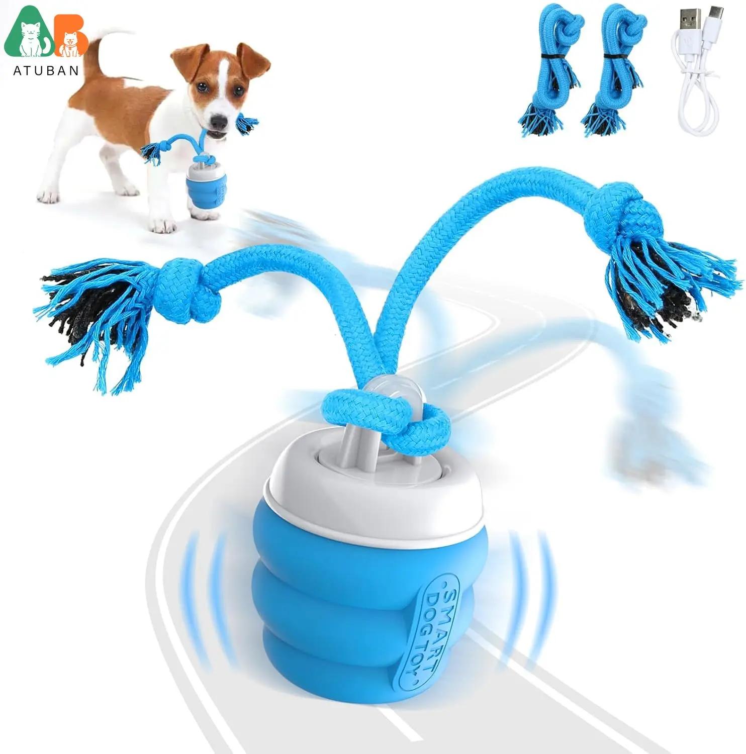 Atuban Interactive Dog Toys, Fun Moving Dog Toys para mantê-los ocupados, Bola de cachorro automática inteligente recarregável para o tédio - Image 1