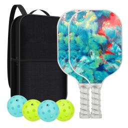 Raquetes De Pás De Pickleball De Fibra De Carbono De Fibra De Vidro, 16mm Grosso Paddle, Esportes ao ar livre, Novo Estilo - Image 1
