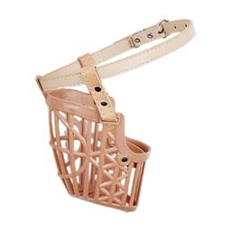 Focinho plástico para cães pequenos, médios grandes, cesta respirável para animais estimação, mastigação anti-latidos - Image 5