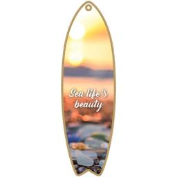 Decoração De Parede De Prancha De Madeira, Temática De Praia, Placas De Madeira, Sinais De Prancha De Surf, Exterior, Náutico, Decoração De Verão Para Parede De Mar - Image 6