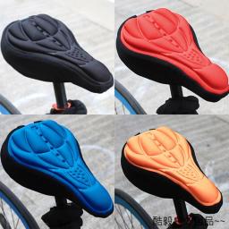 Mountain Bike 3D Saddle Cover, Grosso Respirável, Super Macio, Almofada do assento de bicicleta, Silicone Sponge Gel, Acessórios de bicicleta - Image 4