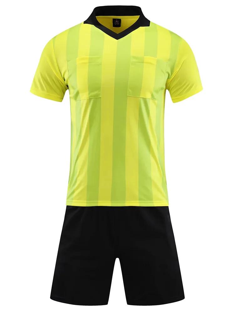 Profissional Árbitro Uniformes Para Homens, Camisolas De Futebol, Shorts, Camisa Terno, Bolso Fatos De Treino, V-Neck, Juiz Sportswear - Image 1