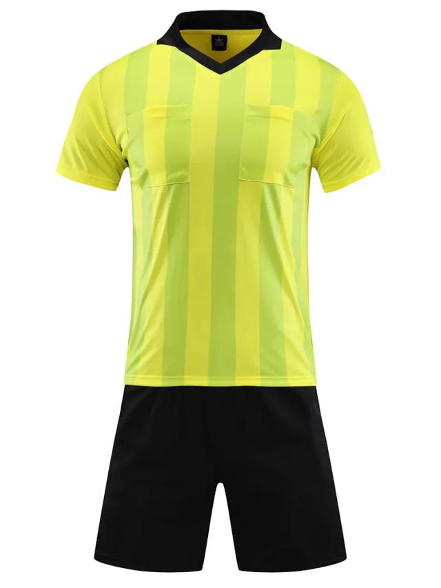 Uniformes Profissionais para Árbitros Masculinos: Camisetas de Futebol, Shorts, Camisas Sociais, Fatos de Treino e Sportswear com Decote em V