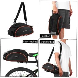 Lixada-Multifuncional Bicicleta Rear Seat Bag, Outdoor Ciclismo Rack, Bicicleta Tronco Pannier, Mochila, Bolsa, 13L - Image 6