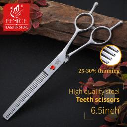 Fenice Professional Dog Grooming Thinning Scissors, Pet Beleza Tesouras, Groomer Ferramentas Limpas, 6,5" - Image 3