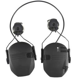 Tiro eletrônico Headset Capacete Montado Versão Caça Pickup e Redução de Ruído Tactical Headset Proteção Auditiva - Image 2
