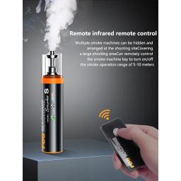 Lensgo-Máquina Portátil de Névoa Portátil, Smoke S, 30W, Estúdio, Vídeo Curto, Filmagem, Performance de Palco, Atmosfera, Gelo Seco - Image 5