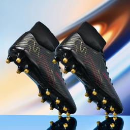 Chuteiras de treinamento profissional para homens, sapatos de futebol, botas de futebol ao ar livre, turf futsal, grama de fósforo antiderrapante, respirável, unissex - Image 5