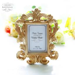 Mini moldura barroca de ouro, 50 peças, porta cartão, lembrança de casamento, lembranças, eventos, festas, decoração de mesa - Image 4