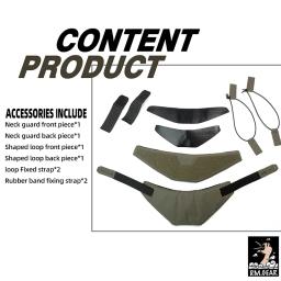 DMgear-Universal Pescoço Brace Collar, Protetor De Pescoço, Guardas Para JPC FCSK 6094 CPC CS Esportes, Protetor De Ombro, 1 Conjunto - Image 6