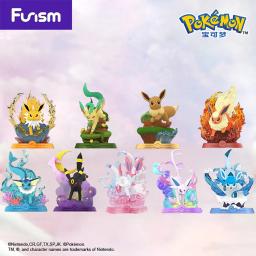 Funismo Original Abastecido Figuras Colecionáveis, Eevee Vaporeon Espeon Umbreon Leafeon Sylveon Modelo Brinquedos, Novos Presentes - Image 1