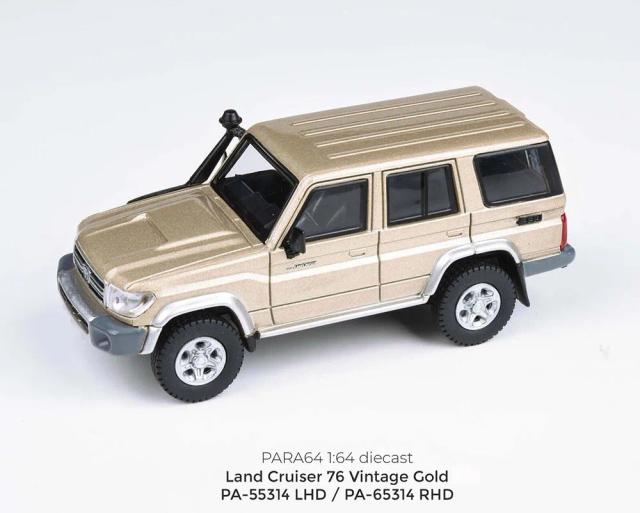 Carro de Brinquedo Diecast LandCruiser 76 em Escala 1:64 para Colecionadores e Presentes