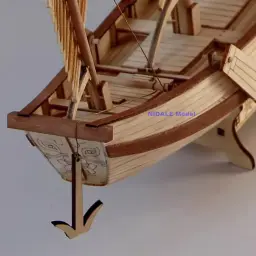 Kit De Construção De Modelo De Navio De Madeira Nidale, Veleiro Clássico Antigo Chinês, Kit De Montagem Modelo - Image 3
