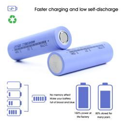 Ciclos recarregáveis do bloco 21700 3000mAh 3.2V 3000 da bateria Lifepo4 para a lanterna do farol - Image 5